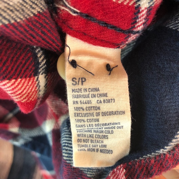 American Eagle Outfitters Plaid Flannel Athletic - Picture 6 of 6